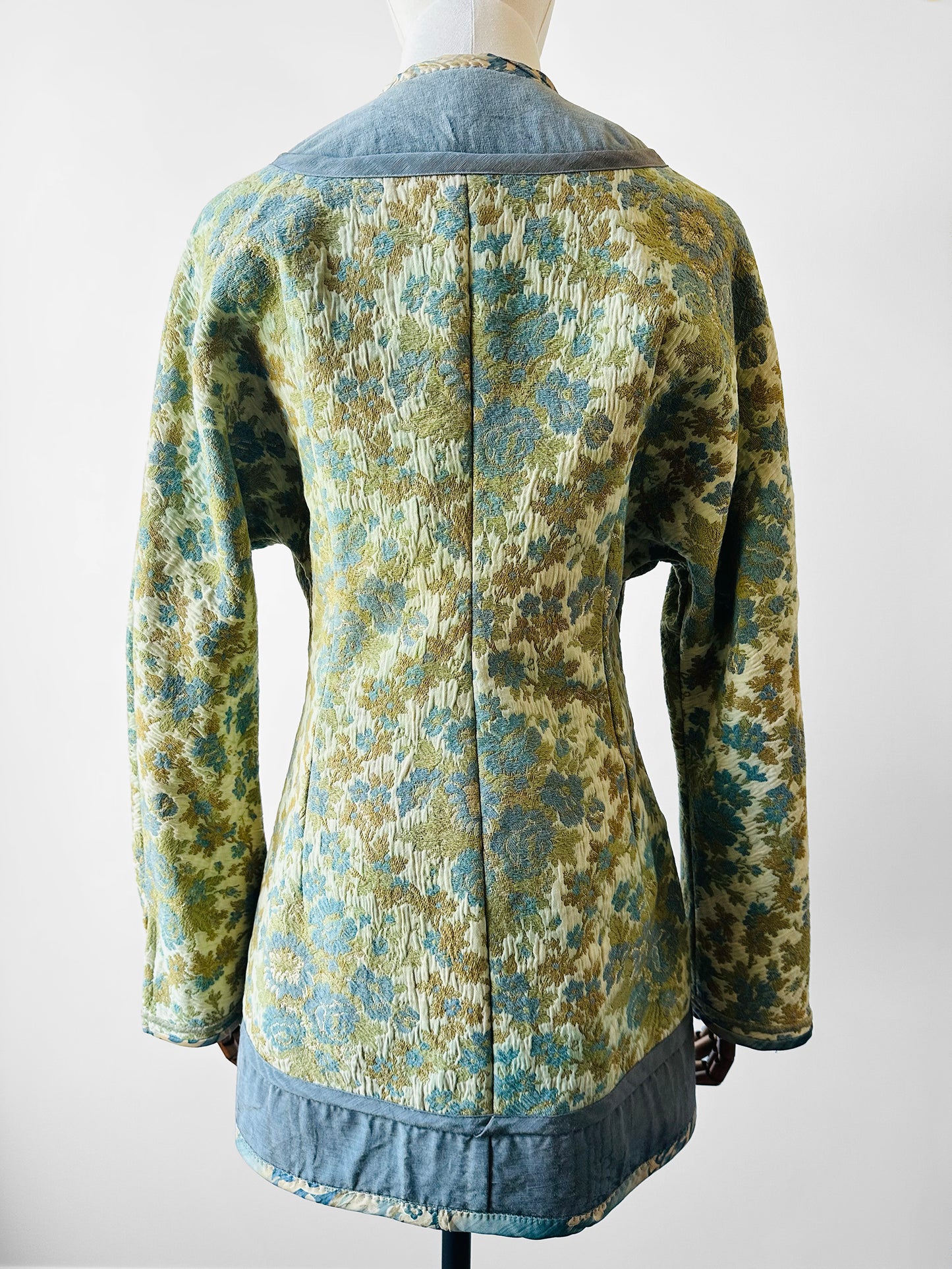 Mid-Century Baroque Inspired Brocade and Velvet Patchwork Jacket - Sz. S