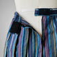 1970s - 1980s Handmade Stripe Patchwork Style Skirt - Sz. M/L