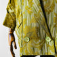 1970s - 1980s Jim Pope Toronto Designer Chartreuse Textured Double Button Jacket - S/M