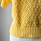 1970s - 1980s Canary Yellow Short Sleeve Knit Top - Sz. S /M