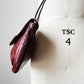 1970s Wine Red Leather Snap Button Velour Interior Shoulder-Bag Purse