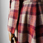 1960s - 1970s Red Plaid Wool Skirt and Jacket Set - Sz. XS/S