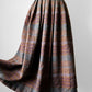 1950s-1960s Heavy Wool Pleated Fit and Flare Plaid Skirt - Sz. XS/S