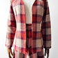 1960s - 1970s Red Plaid Wool Skirt and Jacket Set - Sz. XS/S