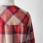 1960s - 1970s Red Plaid Wool Skirt and Jacket Set - Sz. XS/S