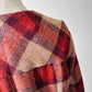 1960s - 1970s Red Plaid Wool Skirt and Jacket Set - Sz. XS/S
