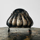 Antique Late 19th Century Tarnished Silver Plated Swedish Shell Holder