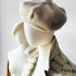 1960s Beige Faux Fur Bobble Top Beret