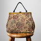 1960s Large Floral Tapestry Top-Handle Handbag