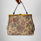 1960s Large Floral Tapestry Top-Handle Handbag