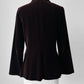 1970s reddish brown KORET velvet tapered waist blazer - Sz. Sm