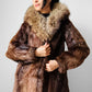 1970s Maritime Furriers Aline Collared Fur Jacket - Sz. S