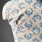 1960s Zip Front Floral Patterned Fitted Top - Sz. XS