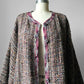 1980s Handknit Mixed Yarn Wool Oversized Cardigan - Sz. O/S