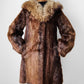 1970s Maritime Furriers Aline Collared Fur Jacket - Sz. S