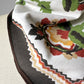 1970s Off White Cotton Autumn Floral Kerchief