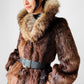 1970s Maritime Furriers Aline Collared Fur Jacket - Sz. S