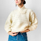 Creamy Soft Crop Waisted Hand-Knit Sweater - Sz. XS