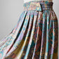 1980s Multi Tonal Pastel Patterned Skirt - Sz. L/XL
