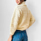 Creamy Soft Crop Waisted Hand-Knit Sweater - Sz. XS