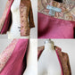 1990s Fitted Button Front European Silk Brocade Top- Sz. XS/S