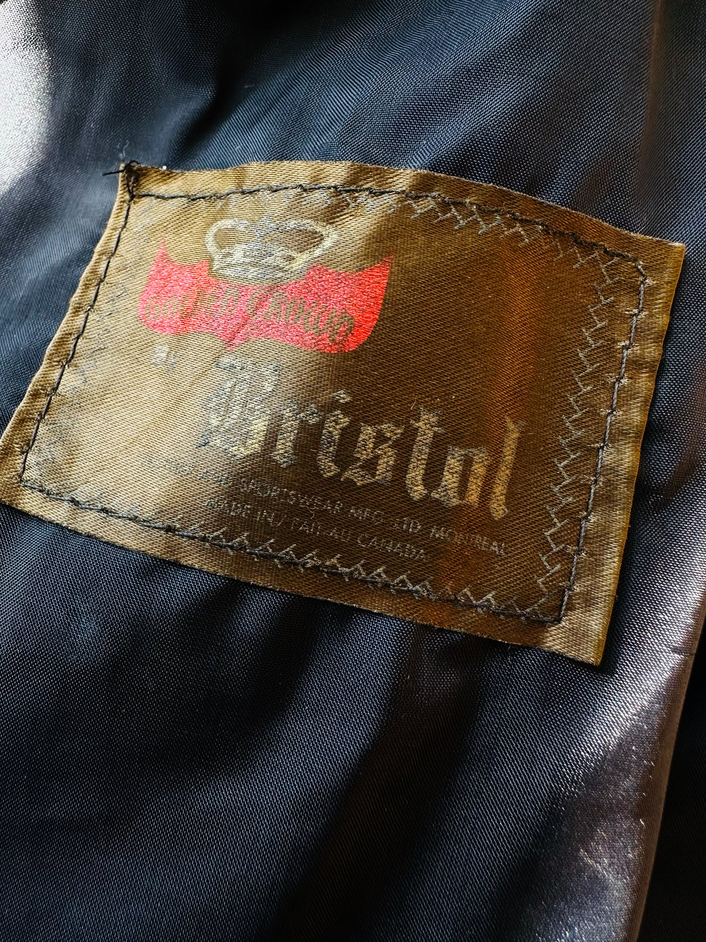 1970s - 1980s Black Asymmetrical Zippered Leather Biker Jacket - Sz. S