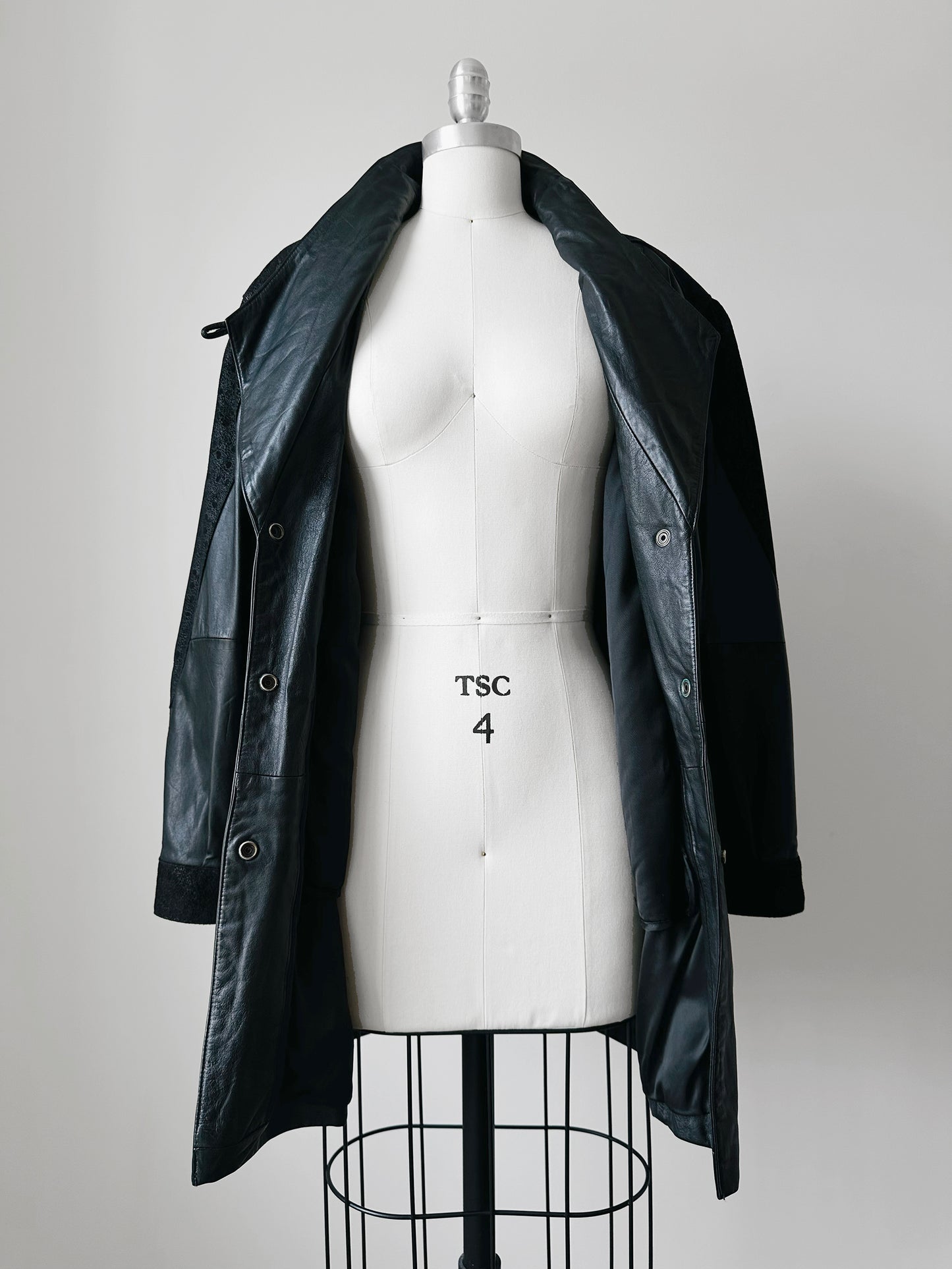 1980s Black Buttery Soft Leather Jacket - Sz. S/M