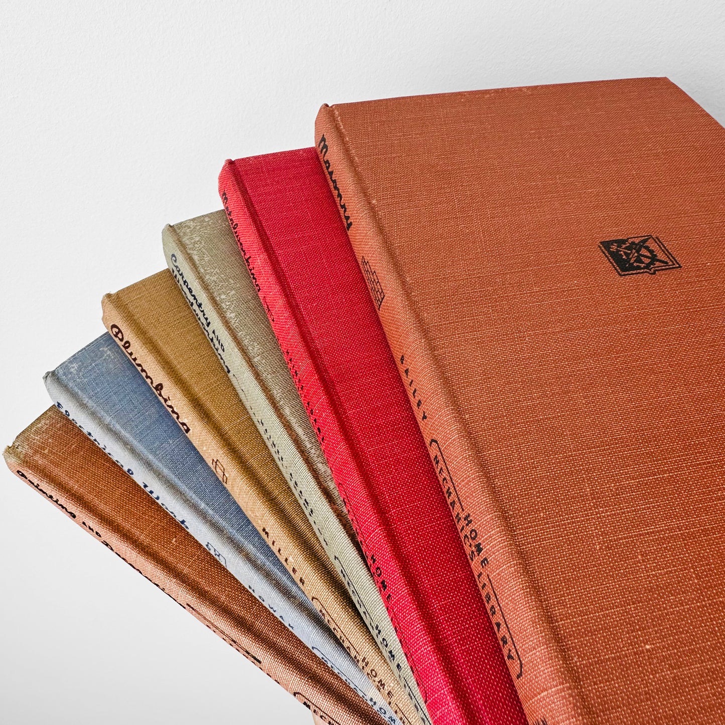 1940s Set of 6 Mechanics Library Trades Manual Book Set