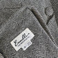 Y2K Emmelle NYC Black and Beige Herringbone Spring Blazer Jacket - S/M