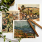 1950s Cezanne Harry N. Abrams New York Fine Art Print Scenic French Village Art Plate