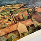 1950s Cezanne Harry N. Abrams New York Fine Art Print Scenic French Seaside Countryside Art Plate