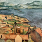 1950s Cezanne Harry N. Abrams New York Fine Art Print Scenic French Seaside Countryside Art Plate