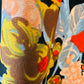 Vintage 1970s Long Black Floral Patterned Skirt - Sz. S/M (Copy) (Copy)