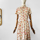 Vintage Late 20th Century Floral Fit and Flare Dress - Sz. S (Copy)
