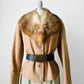 1950s - 1960s Toffee and Cream Fur Collar