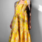 1960s - 1970s Handmade Floral Halter Prairie Summer Dress - Sz. M/L