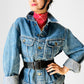 1970s - 1980s Standard Wash Well Worn LEE USA Denim Blue Jean Jacket