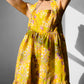 1960s - 1970s Handmade Floral Halter Prairie Summer Dress - Sz. M/L