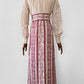 1970s - 1980s Saks Fifth Avenue Floral Patterned Dress - Sz. Small