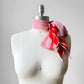 1960s Red and White Vera Polkadot Floral Scarf