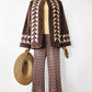 1970s Handmade Corduroy and Patchwork Quilted Jacket - Sz. S/M