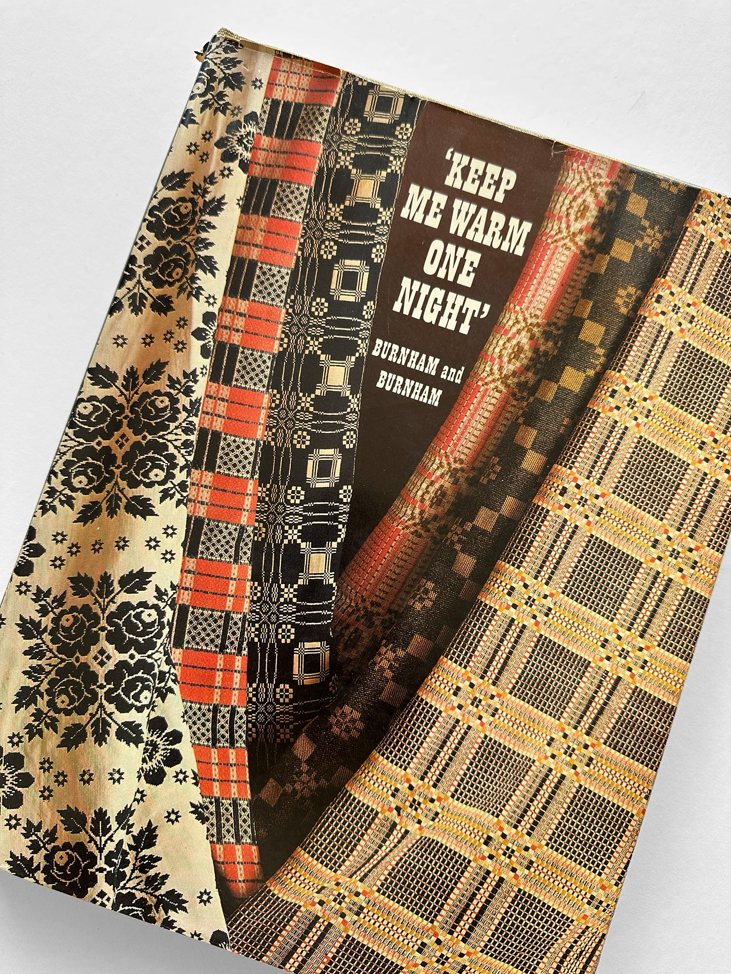 1970s Keep Me Warm One Night Handweaving Book By Burnham and Burnham