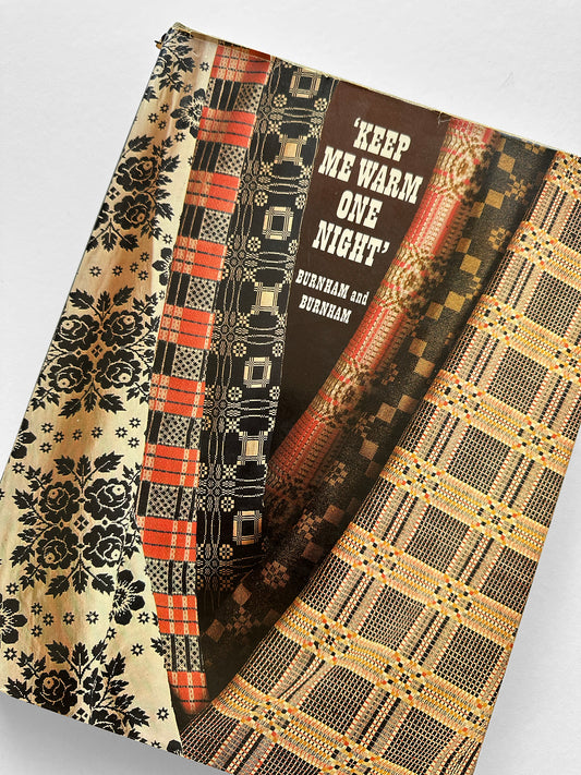 1970s Keep Me Warm One Night Handweaving Book By Burnham and Burnham
