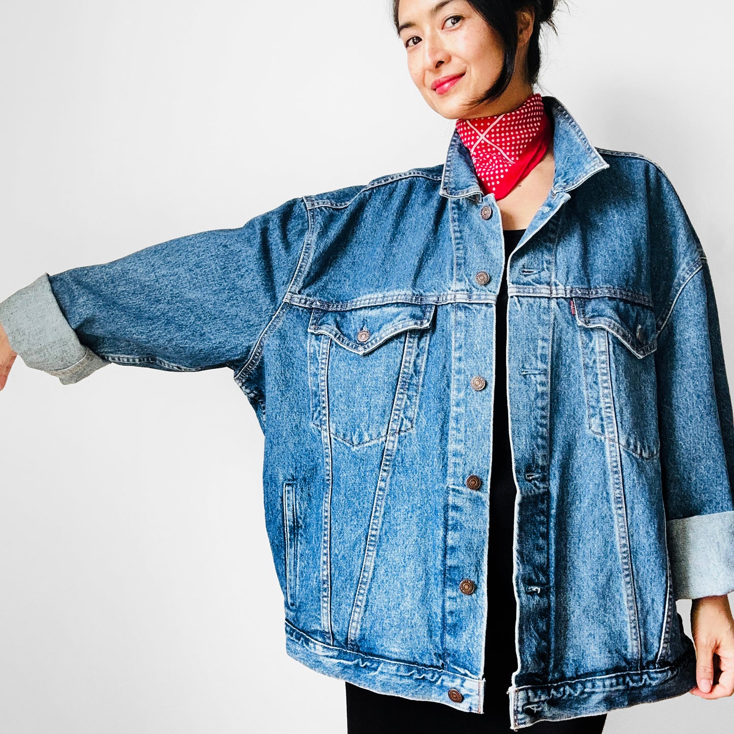 1970s - 1980s Standard Wash LEVI's Denim Blue Jean Jacket - O/S