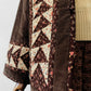 1970s Handmade Corduroy and Patchwork Quilted Jacket - Sz. S/M