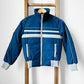 1970s - 1980s Made in Canada Blue Zip-Front Quilted Kids Winter SKI BRAND Jacket