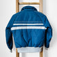 1970s - 1980s Made in Canada Blue Zip-Front Quilted Kids Winter SKI BRAND Jacket