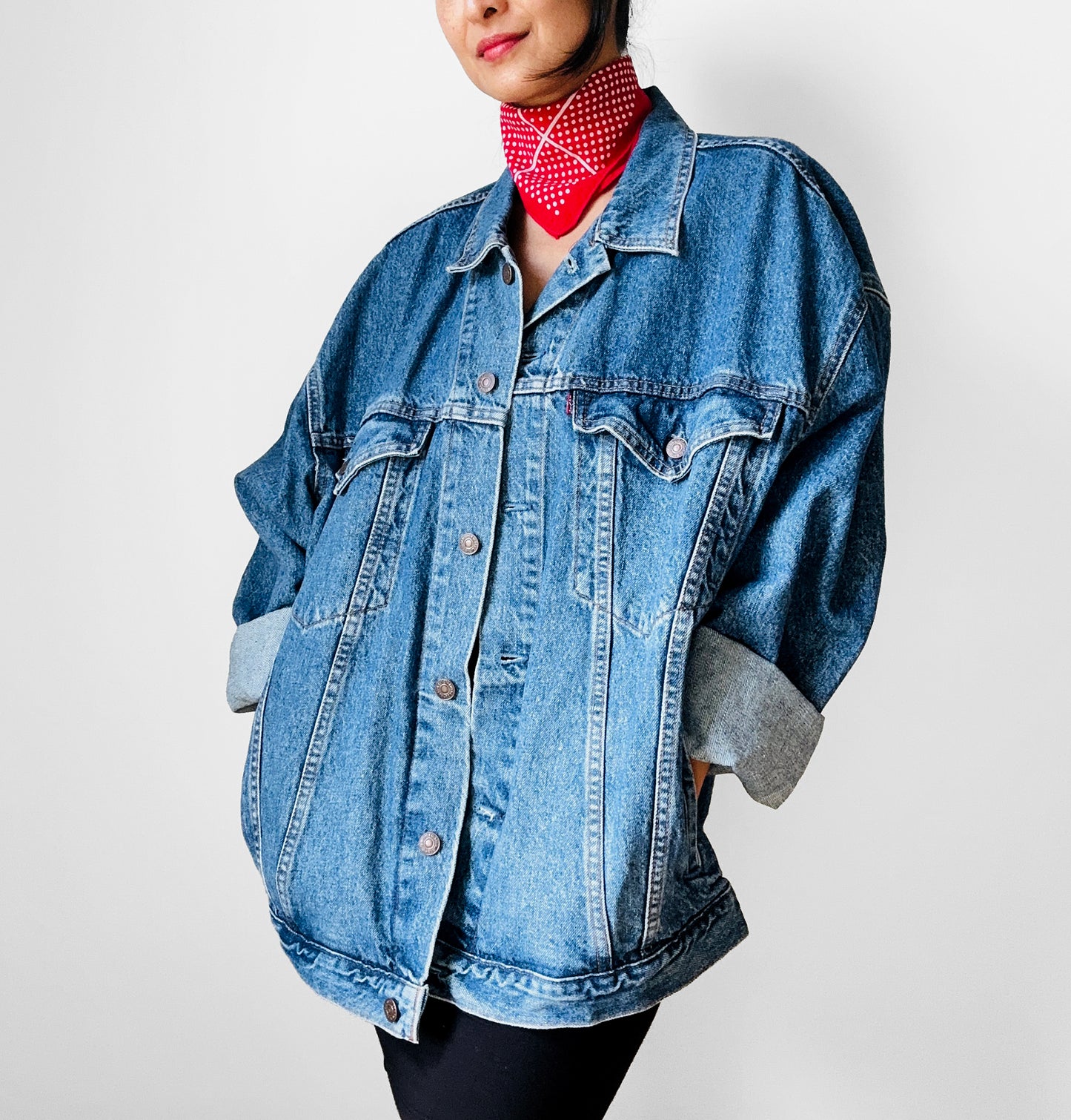 1970s - 1980s Standard Wash LEVI's Denim Blue Jean Jacket - O/S