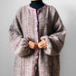 1980s Handknit Mixed Yarn Wool Oversized Cardigan - Sz. O/S