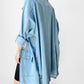 1990s - 2000s Soft Light Wash Denim Chambray Zippered Chore Jacket- O/S